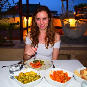 Riad Anata_Fez Cooking Class_Fes_Medina_Culinary Travel Trip_Mina_Girl_Dinner_Tajine_What to do in Morocco_Best of Morocco_Cuisine