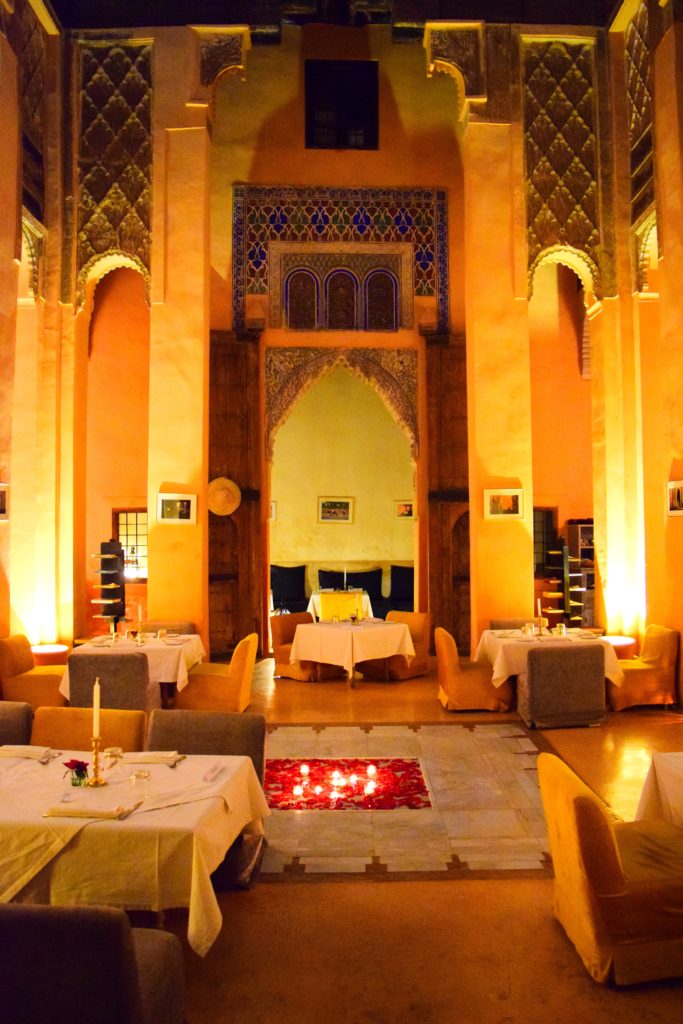 What makes marrakech so special_dining_cuisine_culinary_restaurant_Dar Cherifa_review_travel guide_where to eat in Marrakesh_africa_morocco_famous_medina_inside_fountain_romantic_candle
