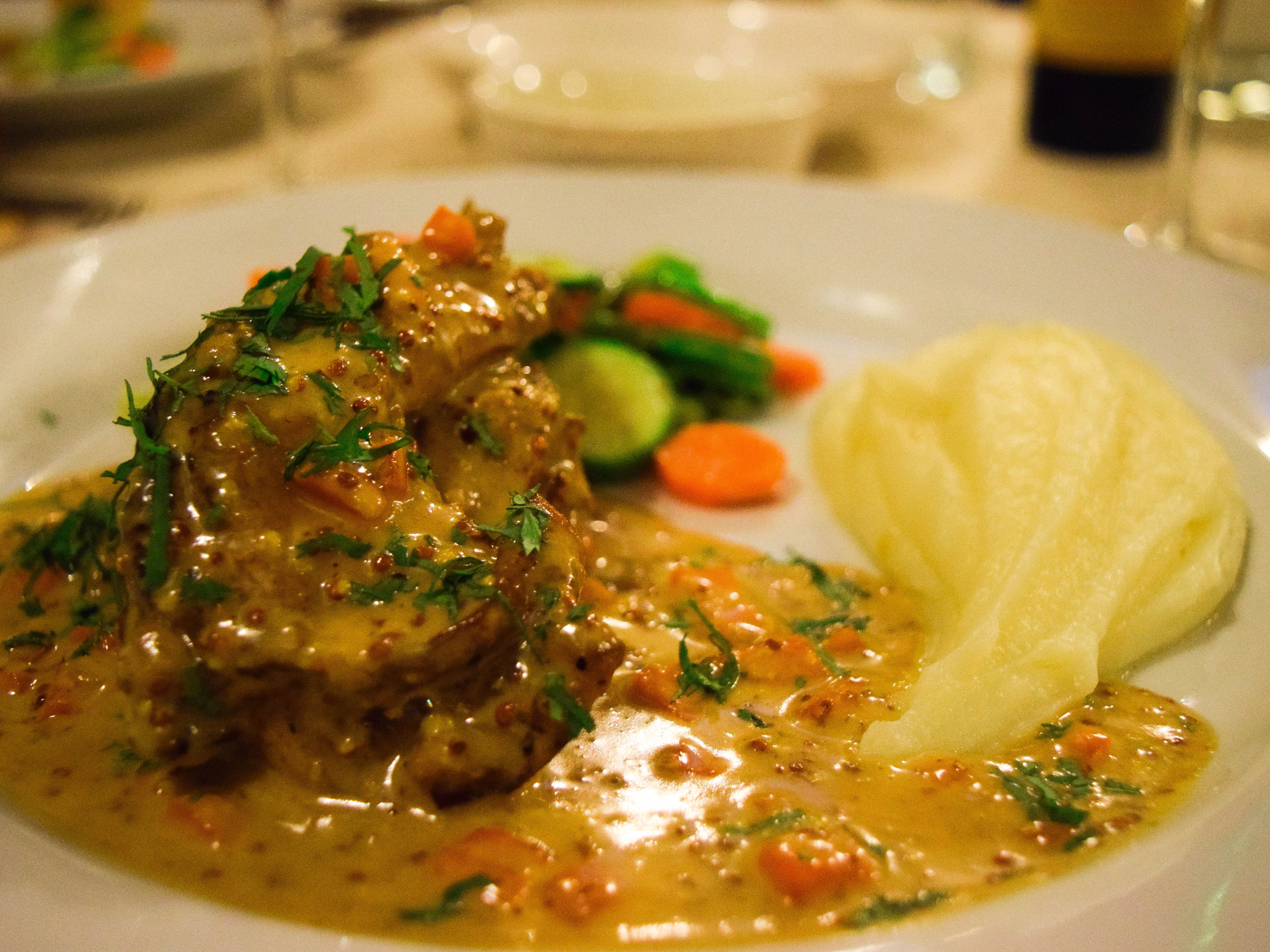 Where to Eat Fes_Fez_Morocco_Dar Roumana_Best of Morocco_restaurant_travel guide_rabbit with mashed potatoes_entree_main_template