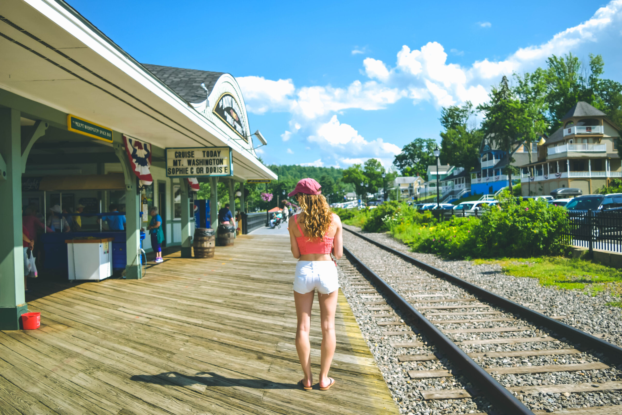 Lake Winnipesaukee_New Hampshire_Travel Guide_What to do_What to See_train tracks_meredith_weirs beach_dock_winnipesauke pier_fashion_style_summer_what to wear adventure