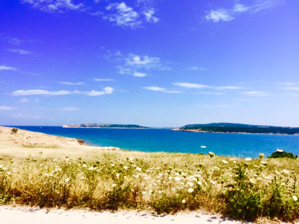 Paros_Travel Guide_What to do_Where to eat_What to see in Paros Island Greece_Rent a quad_ATV_visit the island_map_where to go_santa maria beach path road view ocean sea antiparos