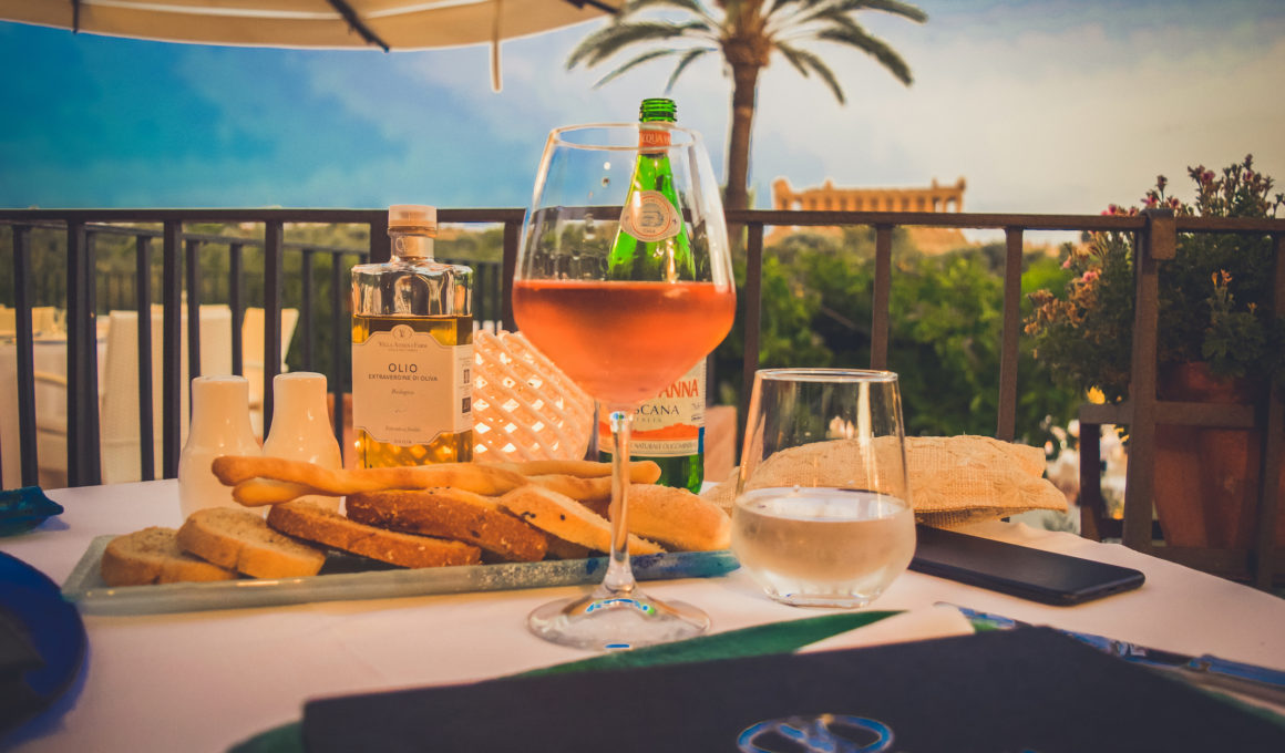 travel blog travel experience where to eat in agrigento hotel villa athena terrazza degli dei chef salvatore gambuzza 5-star hotel dinner cuisine restaurant review valley of the temples UNESCO