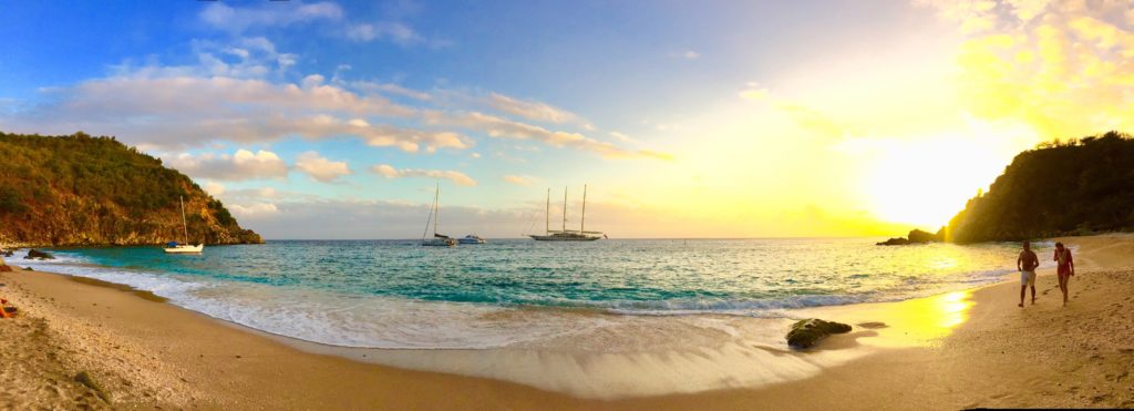The 9 Best Things To Do In Gustavia, St. Barth Travel Blog What to Do in Gustavia SVADORE travel blog photography sunset shell beach Best Sunset In St. Barth From Shell Beach & Fort Karl
The Golden Hour at Shell Beach: A top St. Barth Instagram spot.
