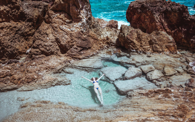 How To Get To The Natural Pools Of St. Barth in Grand Fond SVADORE Caribbean hidden gem swimming hole beautiful gorgeous piscine naturelle28