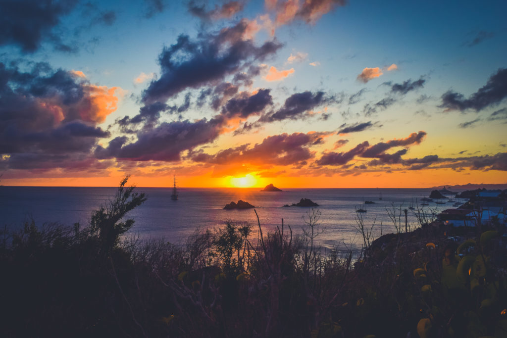 The 9 Best Things To Do In Gustavia, St. Barth Travel Blog What to Do in Gustavia SVADORE travel blog photography sunset shell beach fort karl Best Sunset In St. Barth From Shell Beach & Fort Karl