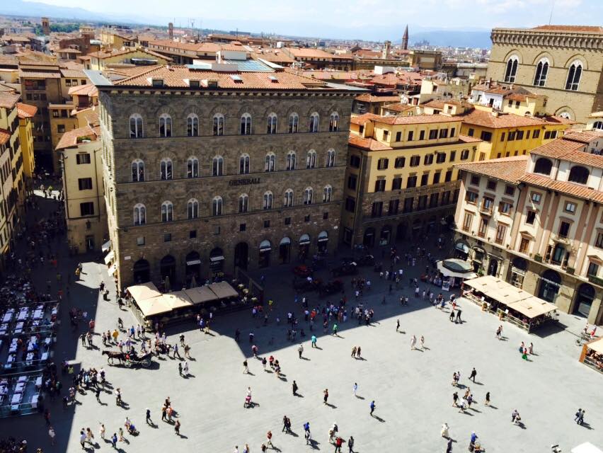 How To Travel In Italy- 2 Days In Florence piazza della signoria palazzo vecchio