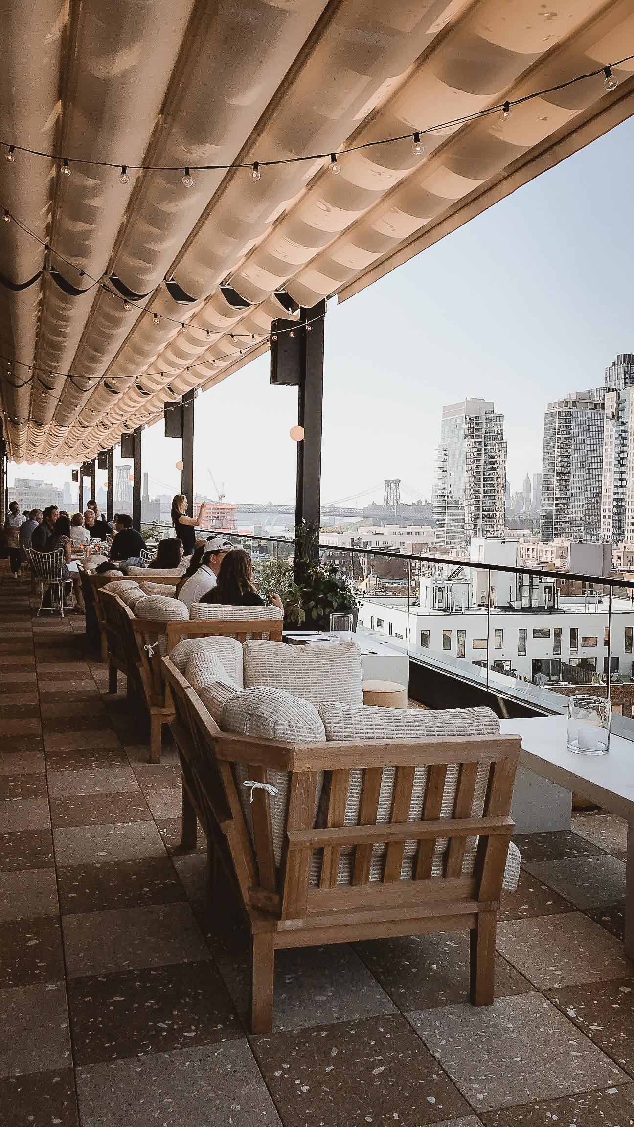 What To Do On A Fall Day in Williamsburg: Rooftop Bars and Smorgasburg Overthrow Boxing Brooklyn New York Mahattan travel guide SVADORE workout Saturday weekend smorgasburg the hoxton the wythe summerly klein william vale rooftop bars ferry