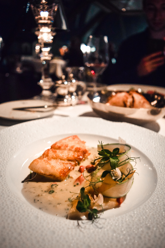 Dine in the Sky: L'Oiseau Blanc, The Peninsula Hotel line caught turbot