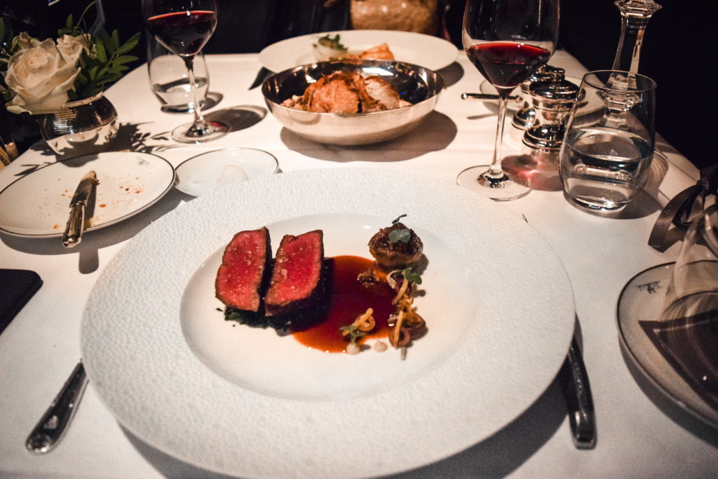 Dine in the Sky: L'Oiseau Blanc, The Peninsula Hotel salers beef
