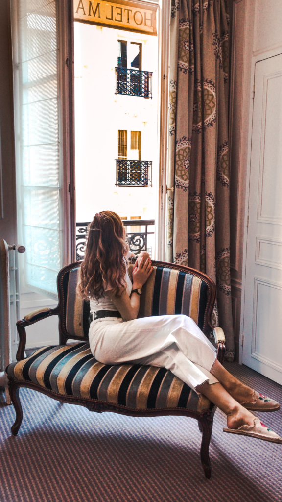 Modernity and rich history go hand in hand at the historical Hotel Mansart. The perfect place for a peaceful retreat or long-term stay in the first arrondissement.