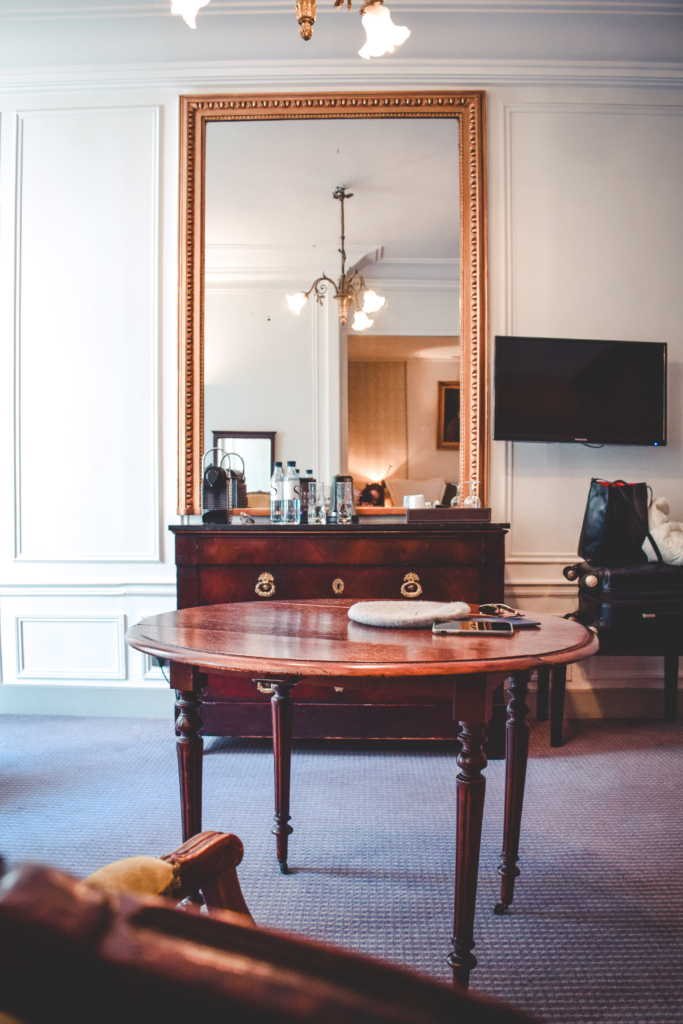 Modernity and rich history go hand in hand at the historical Hotel Mansart. The perfect place for a peaceful retreat or long-term stay in the first arrondissement.