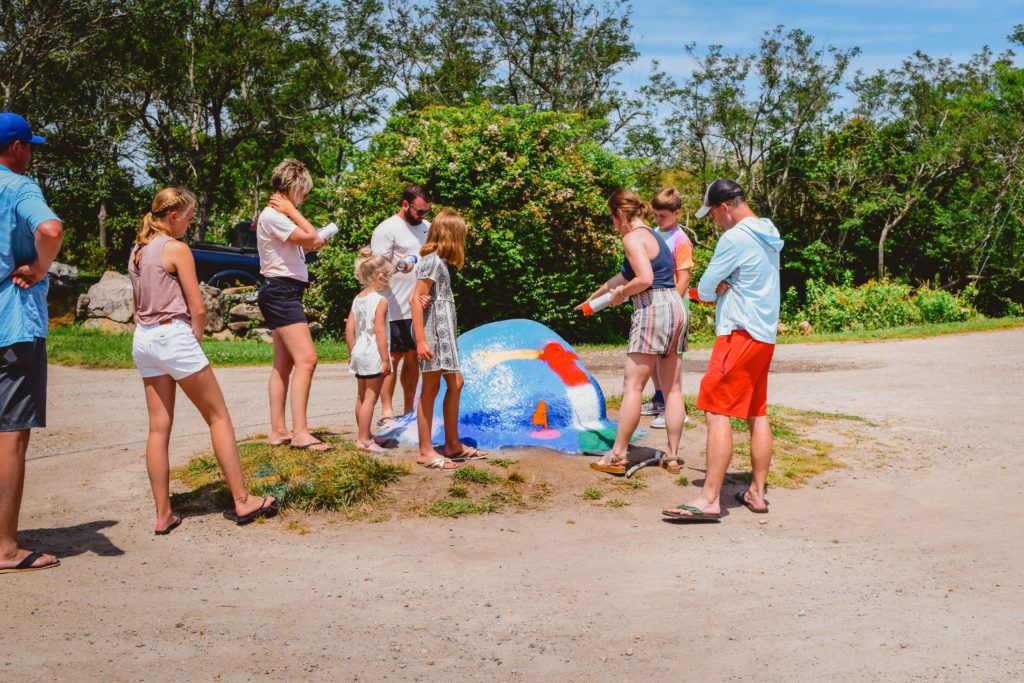 Painted Rock: Things to Do on Block Island Mohegan Bluffs- Things to Do On Block Island block island travel guide what to do on bi rhode island SVADORE-1-41