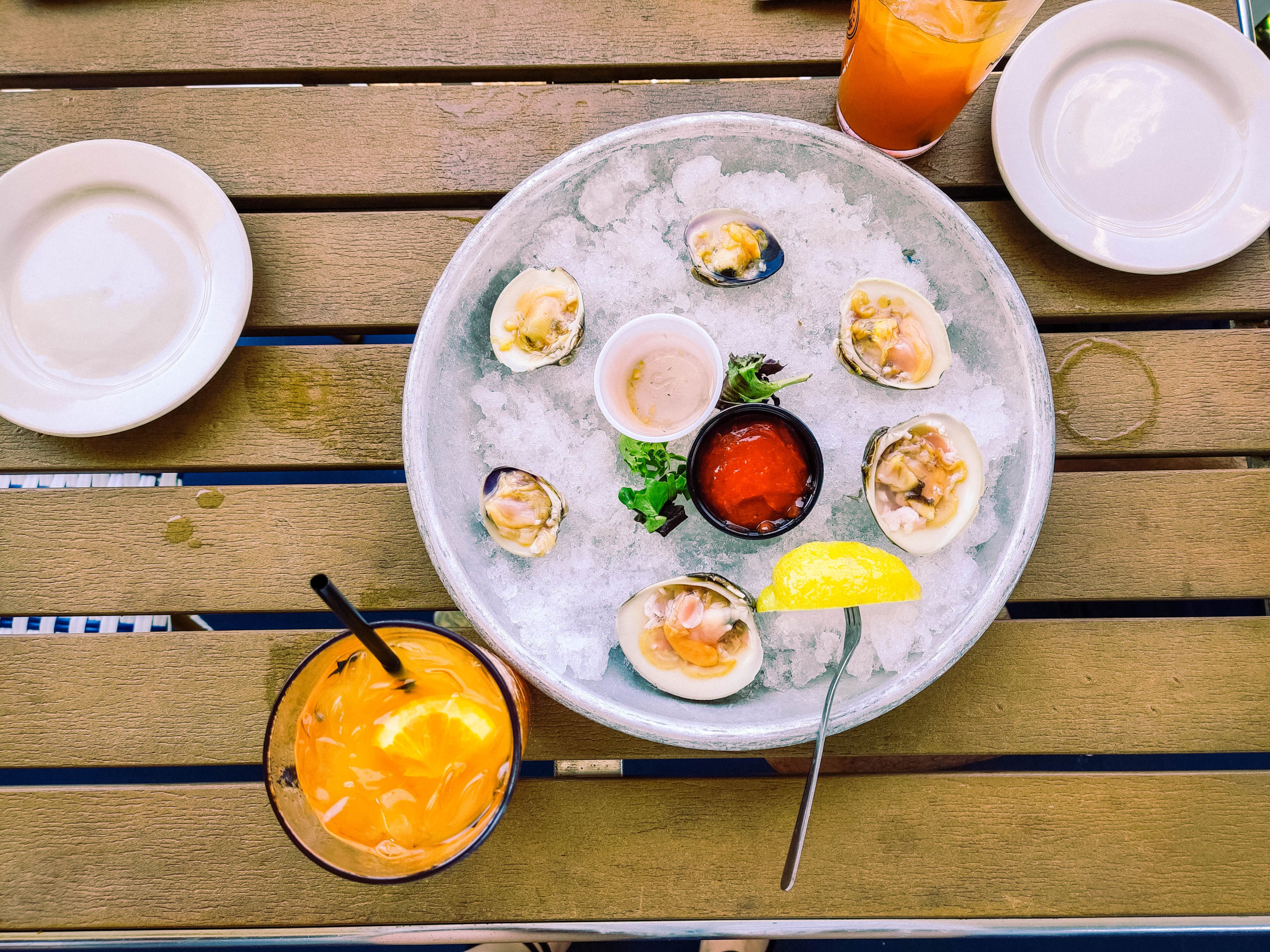 Places to Eat on Block Island: Beachead littleneck clams