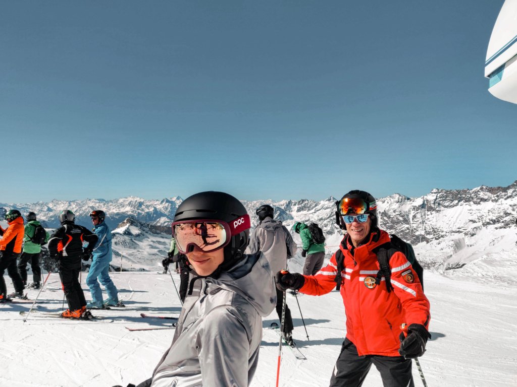 Skiing the Swiss Alps from Italy to Switzerland with ski itineraries matterhorn cervinia zermatt