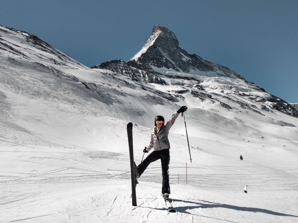 Skiing the Swiss Alps from Italy to Switzerland with ski itineraries matterhorn cervinia zermatt