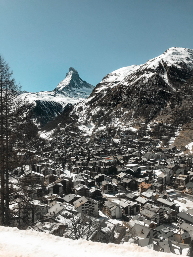 Skiing the Swiss Alps from Italy to Switzerland with ski itineraries matterhorn cervinia zermatt