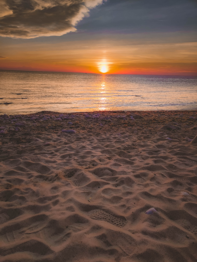 Best Sunset on Block Island: Dories Cove