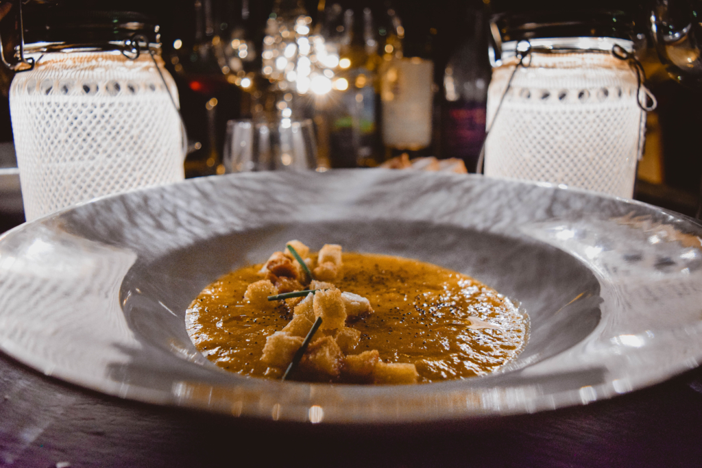 Tasting Cinque Terre at La Sosta, A Michelin Restaurant where to eat in cinque terre vegetable soup wine tasting