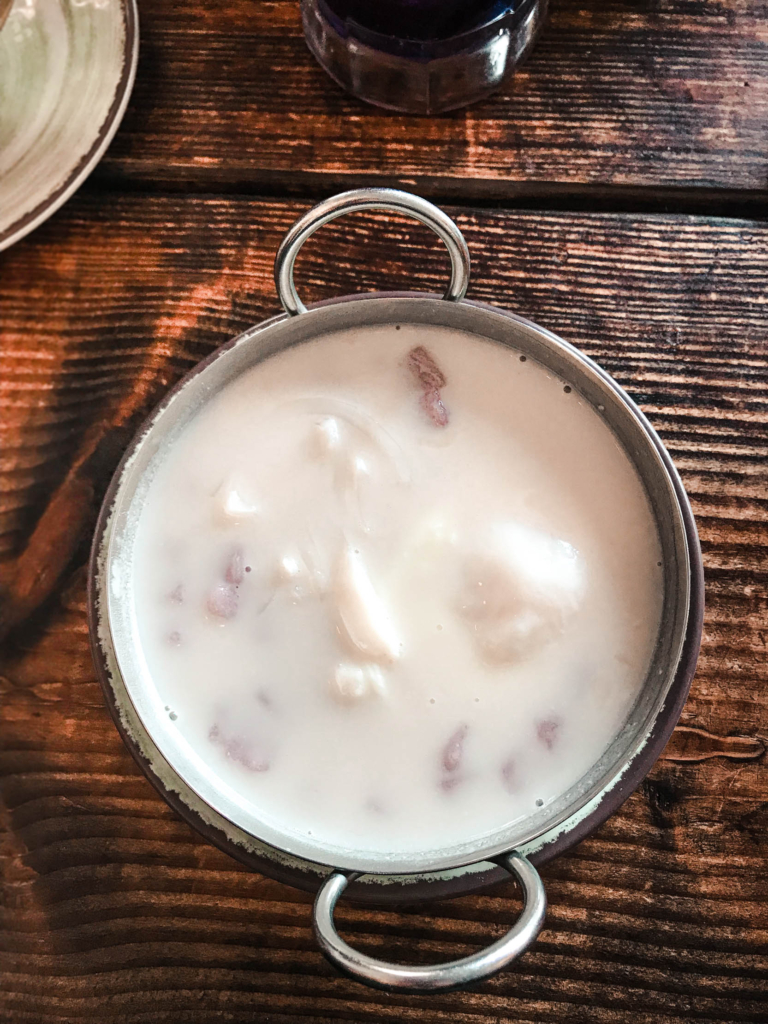 Scenes from my Queens, NY Food Tour inspired by AFAR thai food khao nom dessert bua loi phuak