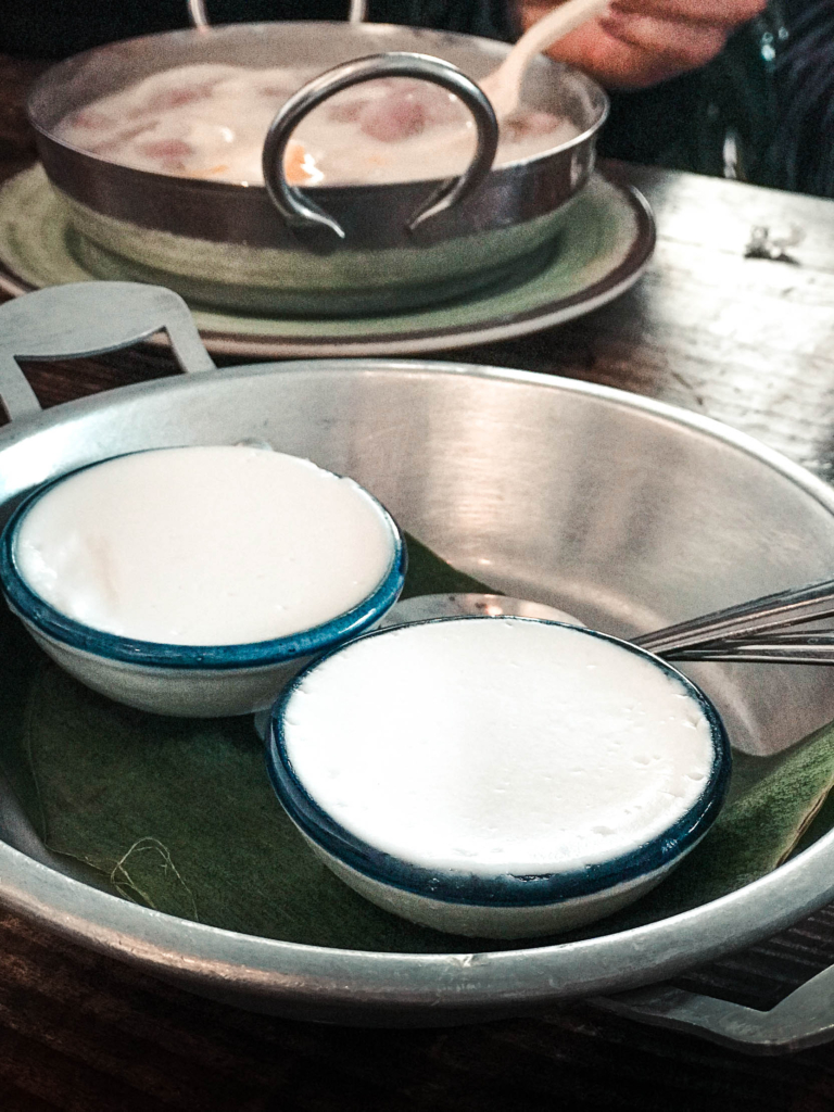 Scenes from my Queens, NY Food Tour inspired by AFAR thai food khao nom dessert coconut pudding
