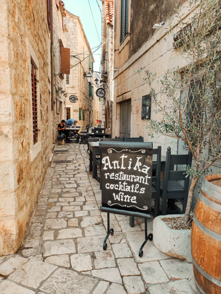 Why You Can't Miss Stari Grad When on Hvar travel guide travel blog what to do where to eat antika 