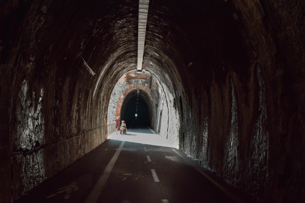 This Coastal Levanto to Framura Path Is the Cinque Terre Trail You Haven’t Heard of...Yet maremonti tunnel pedestrian cyclist