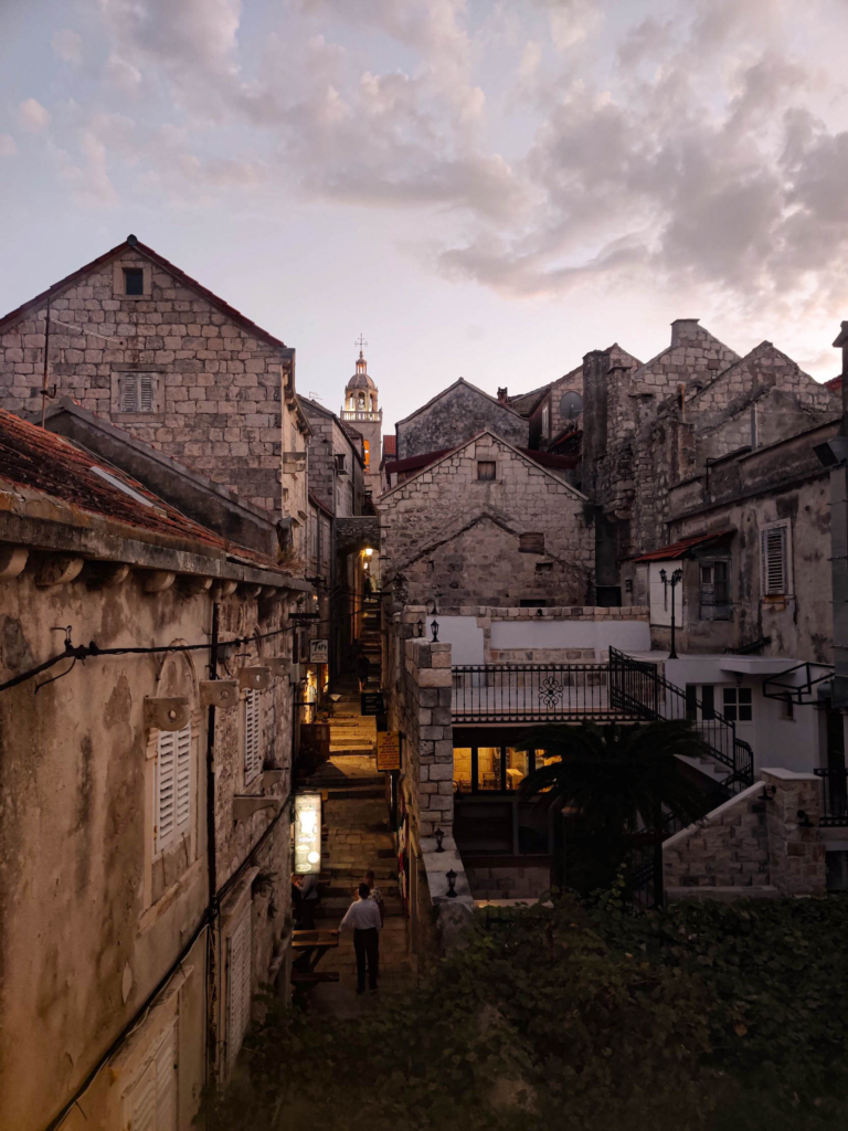 Things to Do in Korcula Old Town, Croatia massimo sunset