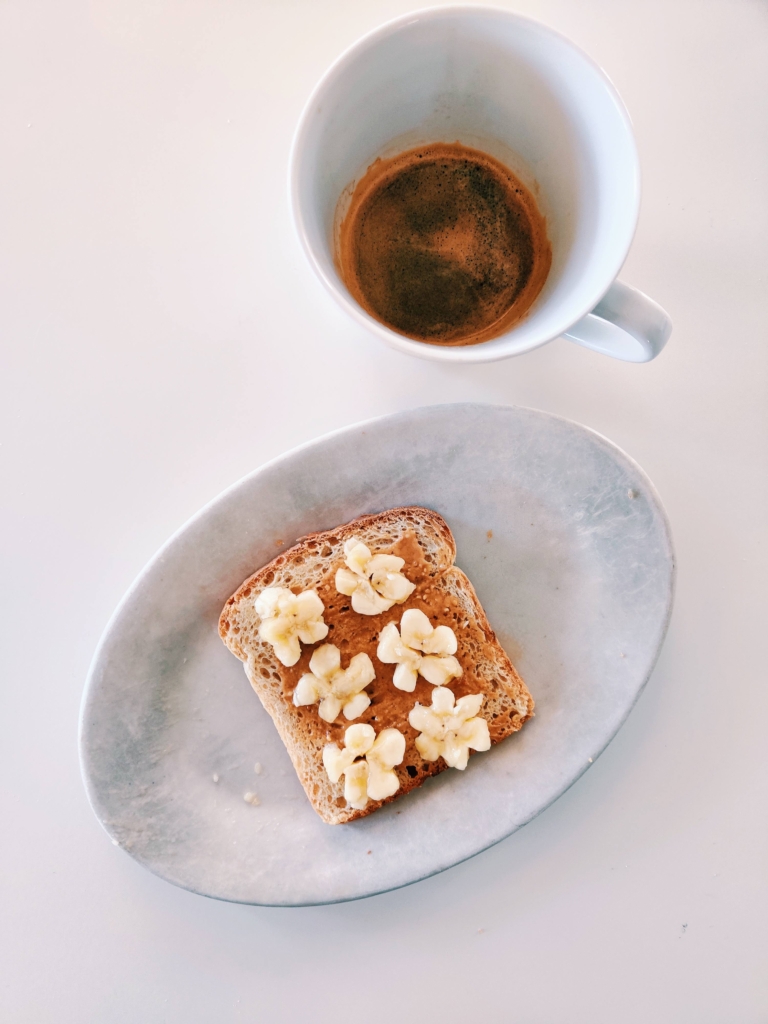 Stepping Up My Stay At Home Game: 4 Meals I Made this Week nut butter banana honey