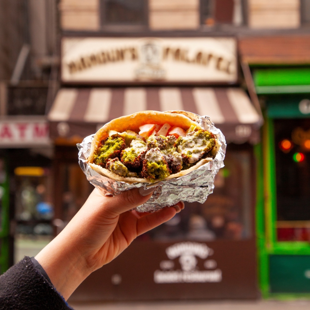 nyc food bucket list post covid manhattan mamoun's falafel greenwich village