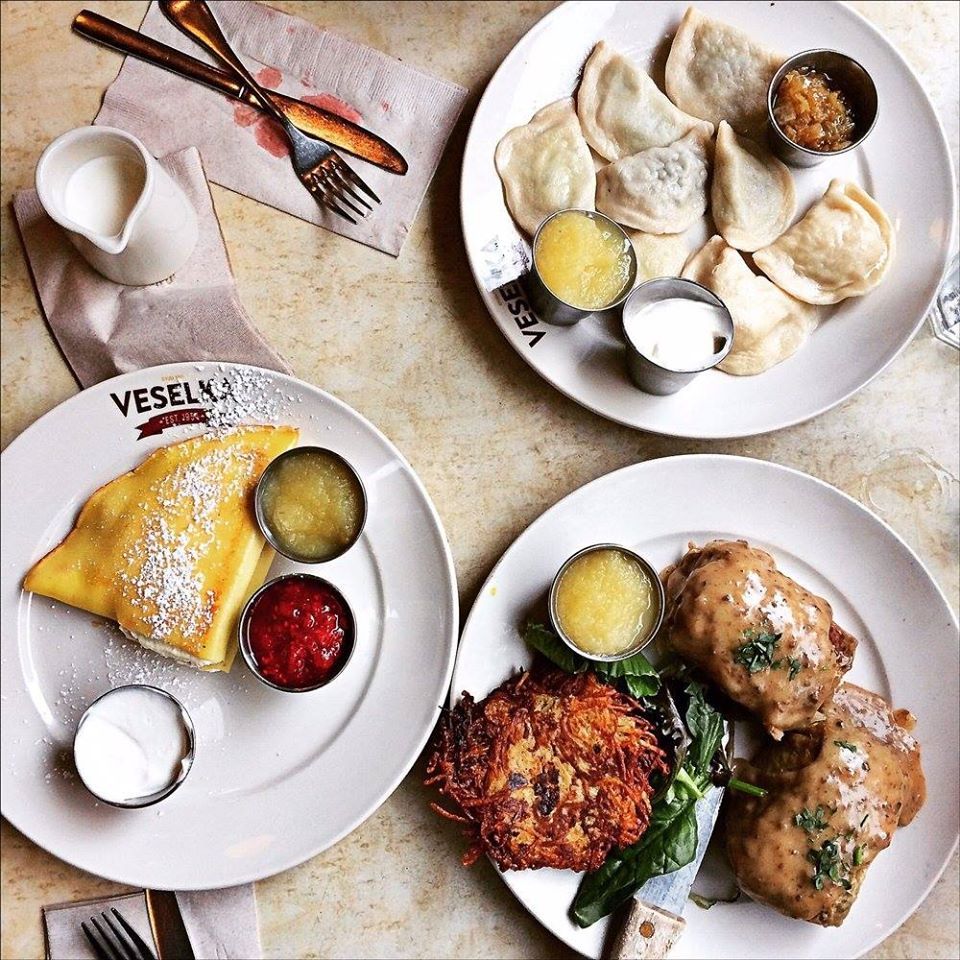 nyc food bucket list post covid manhattan veselka perogi and blintz