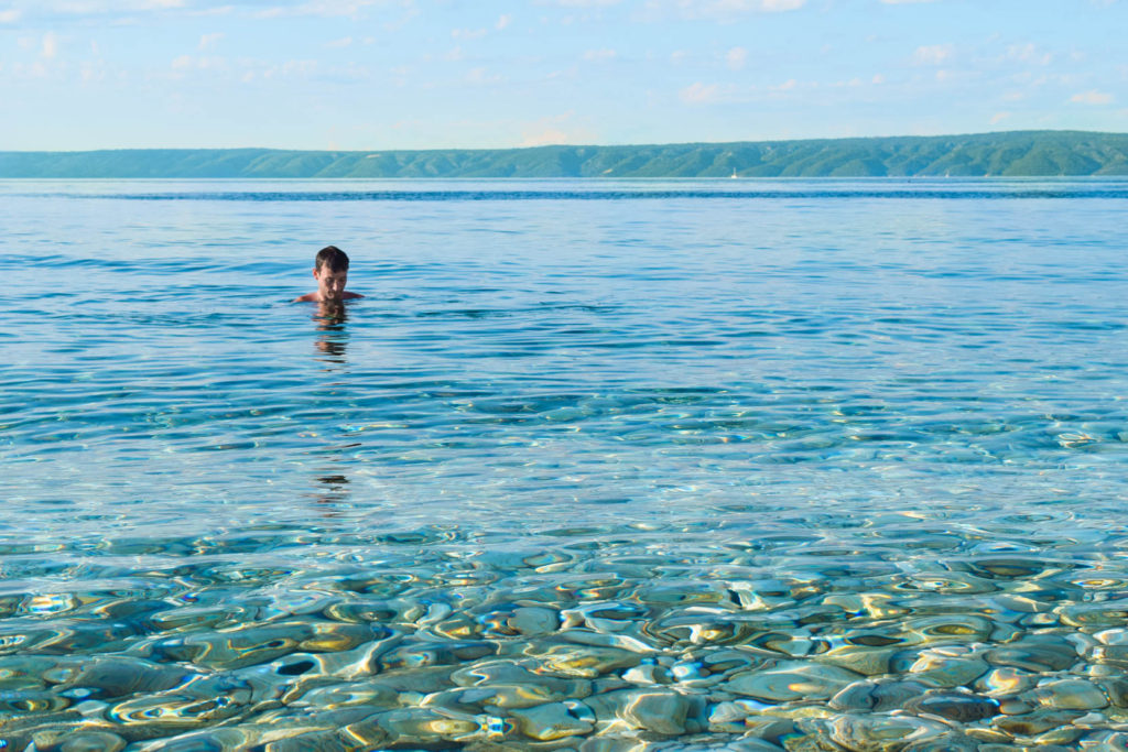 Why the Town of Racisce in Korcula Needs to Be on Your Radar kneza cycling bike rent croatia coast travel blog guide vaja bay beach swim eat konoba vala