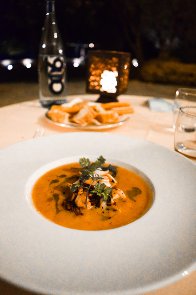 Aperitivo and Fine Dining at a Lake Maggiore Restaurant at Grand Hotel Majestic la beola cena aperitivo la terrazza zuppa fave calamari