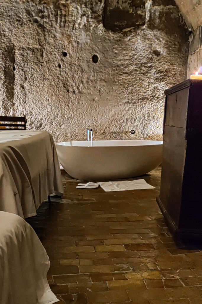 Sleep in Cave Hotel Sextianto Le Grotte della Civita in Matera, Basilicata travel guide where to stay travel blog svadore puglia road trip