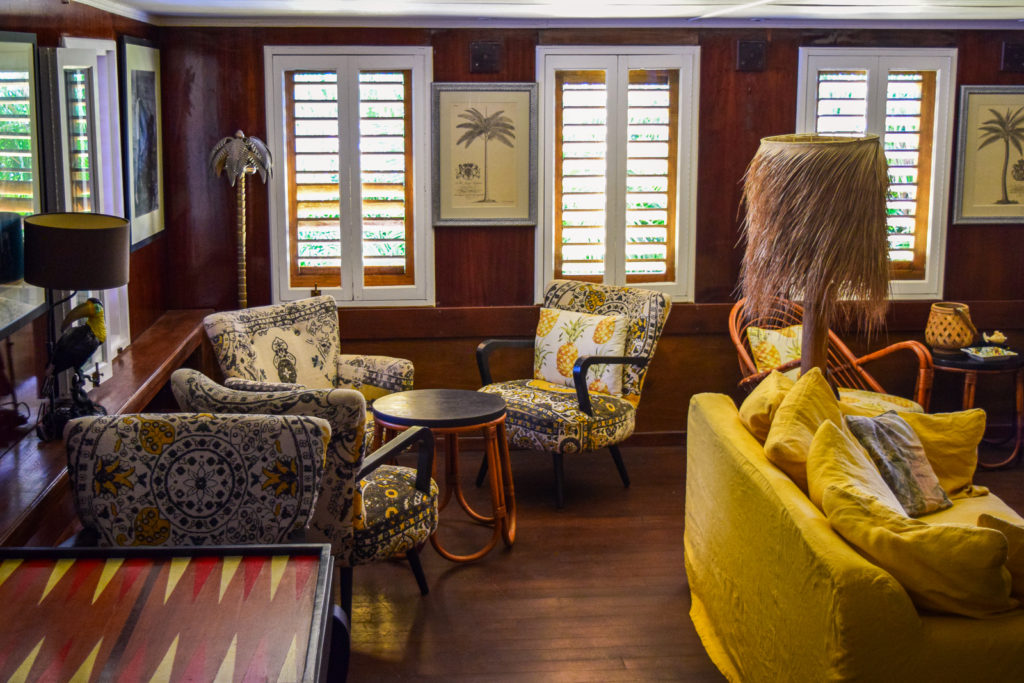 Meet The Hotel Director: We Talk To Sonia Morel, Director of Maisons & Hotels Sibuet chocolate thirst cocktail anaes ananas lounge pineapple lounge drinks dinner francois plantation about villa marie st. barth ananas pineapple lounge bar François Plantation Restaurant, St. Barts: Cocktails, Dinner, Cigars and a Night Cap