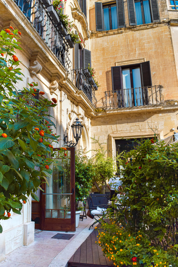 Patria Palace: Luxury Hotel in Lecce, Puglia salento where to stay 5-star hotel restaurant terrace basilica view continental breakfast review travel guide svadore sveva marcangeli