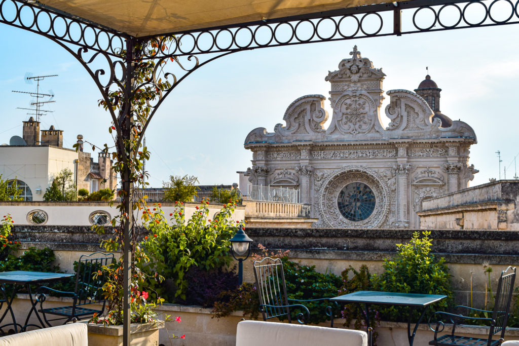 Patria Palace: Luxury Hotel in Lecce, Puglia salento where to stay 5-star hotel restaurant terrace basilica view continental breakfast review travel guide svadore sveva marcangeli