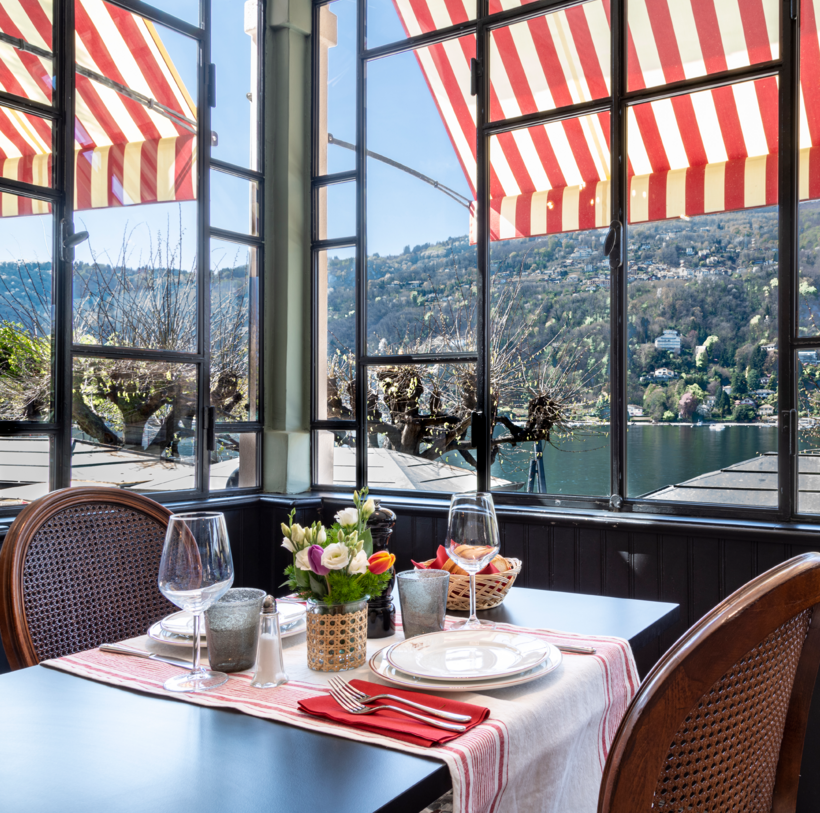 The Beauty of Isola Bella, Lago Maggiore delfino hotel ristorante pasta lunch eat
