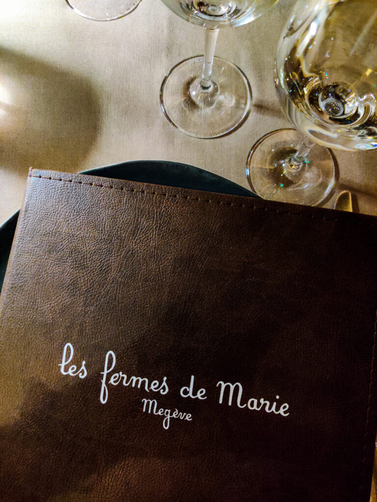 Best Restaurants in Megève (On and Off Piste) les fermes de marie coquillettes de truffes