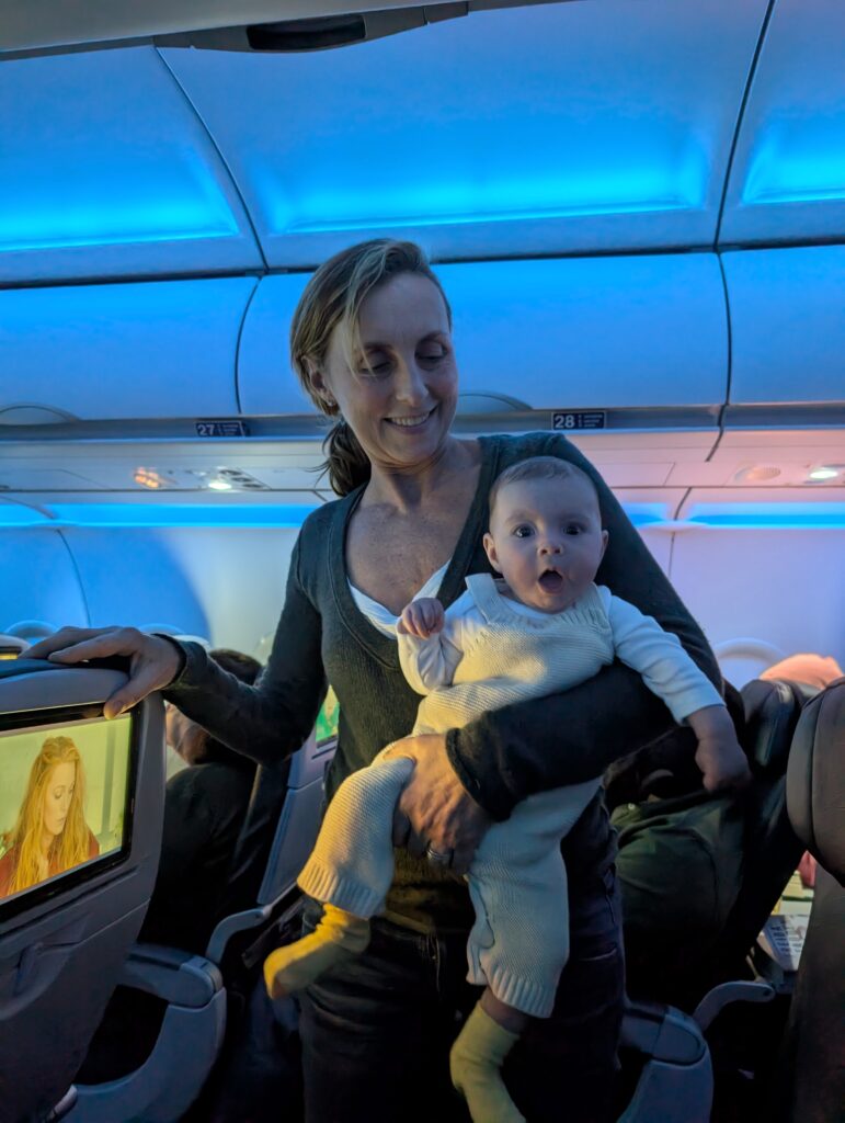 My First Experience Traveling with a Newborn