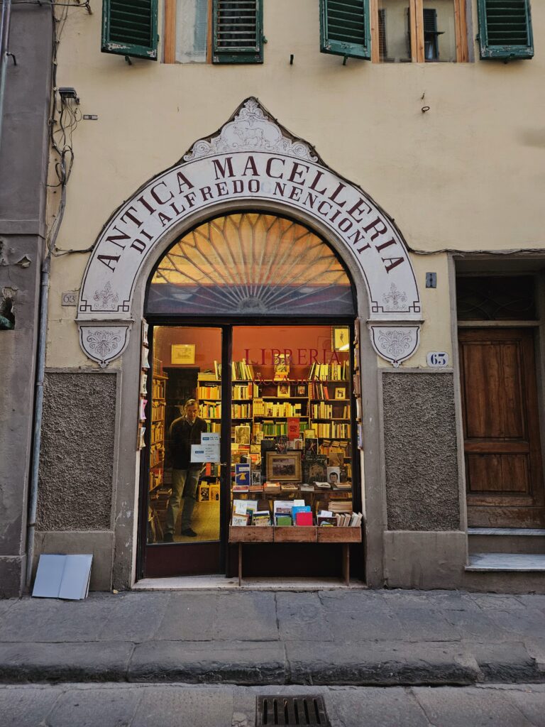 Antica-Macelleria-di-Alfredo-bookstore-hidden-gem-Florence-off-the-beaten-path