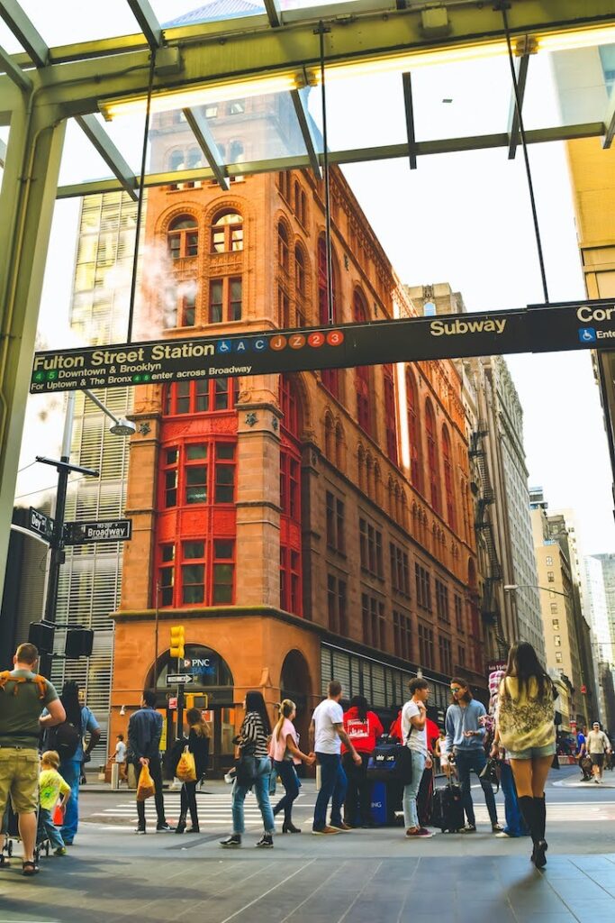 A traveler using the Citymapper app to navigate the New York City subway and avoid phantom trains.