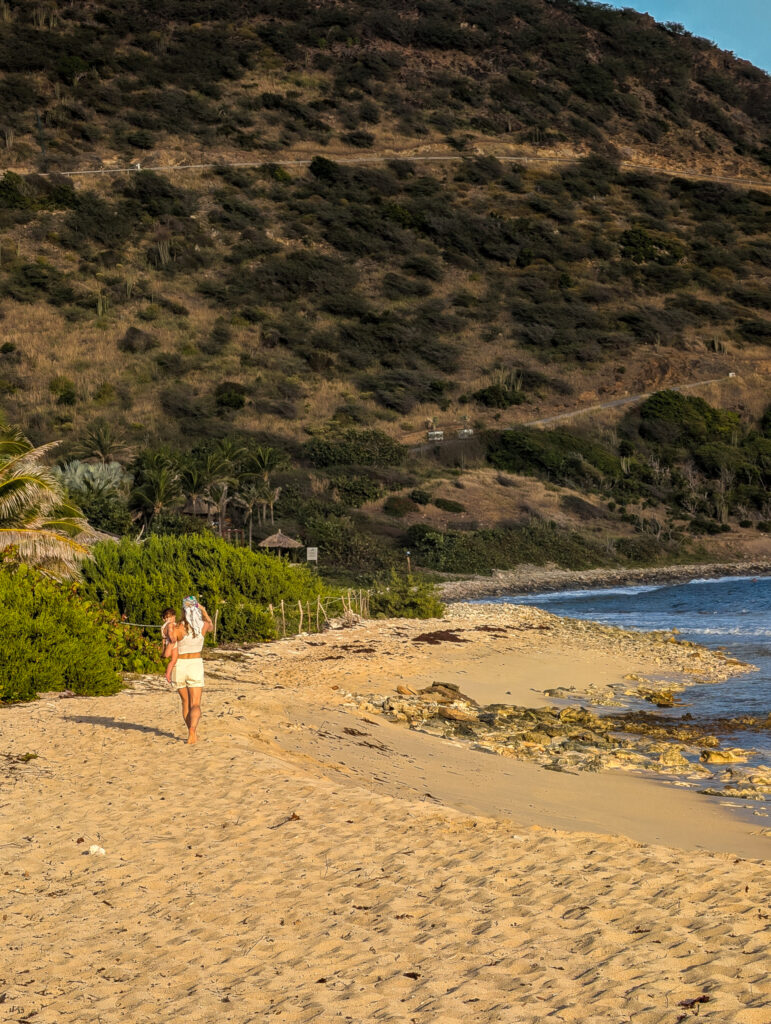 The public beach access path leading down to Toiny St. Barth