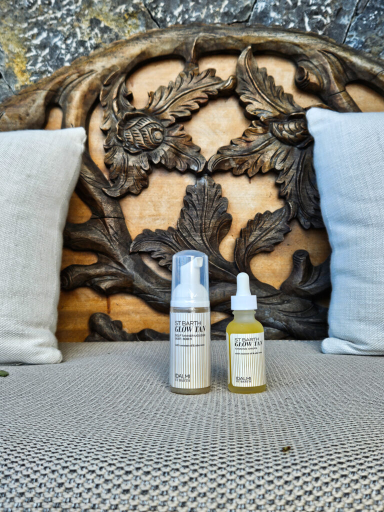 IDALMI ST. BARTH self-tanner for the perfect French West Indies glow without the orange tint.